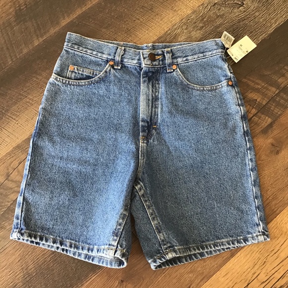 Lee Pants - LEE Loose Fit High Waisted Denim Jean Shorts